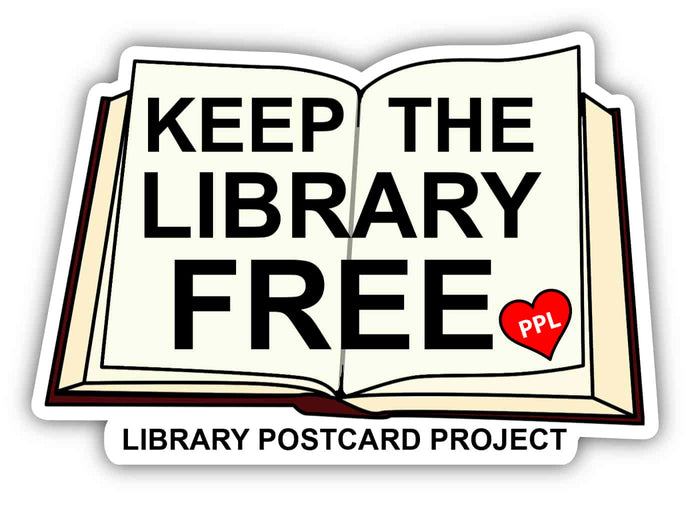 Keep The Library Free! Library Postcard Project