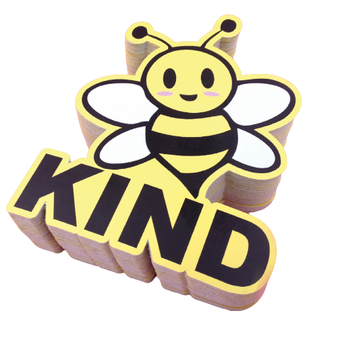 Custom Sticker Maker's Bee Kind sticker