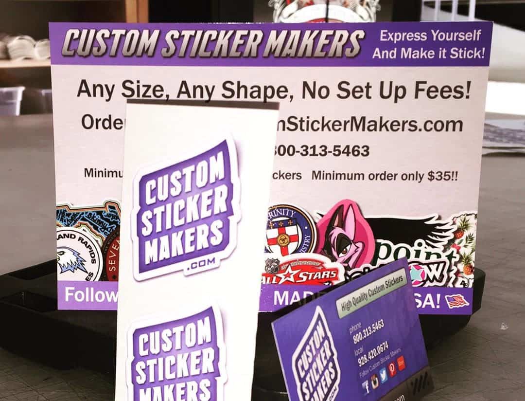 Custom Sticker Maker's sticker types