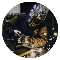 Custom Sticker Maker's welding helmet decals
