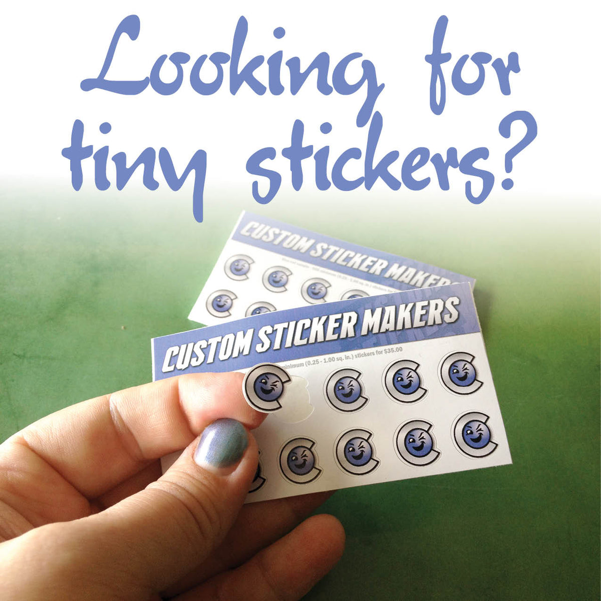 Custom Sticker Makers - Looking For tiny Stickers?