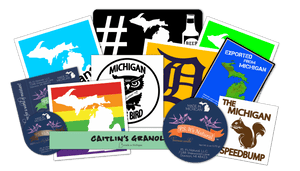 Michigan natives show ‘Mitten Pride’ with custom stickers