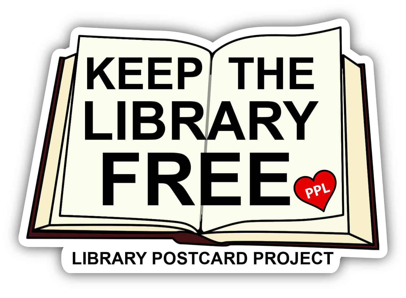 Keep The Library Free! Library Postcard Project