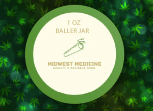 baller jar weed label by custom sticker makers