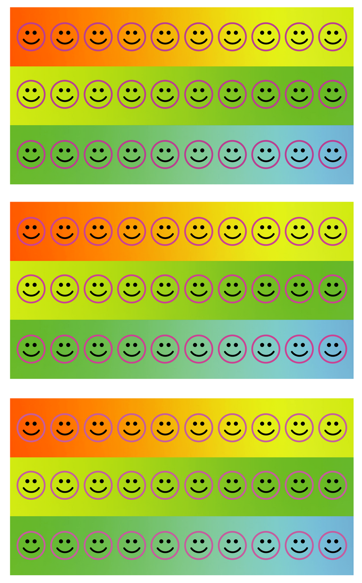colorful smiley face custom sticker sheet by custom sticker makers